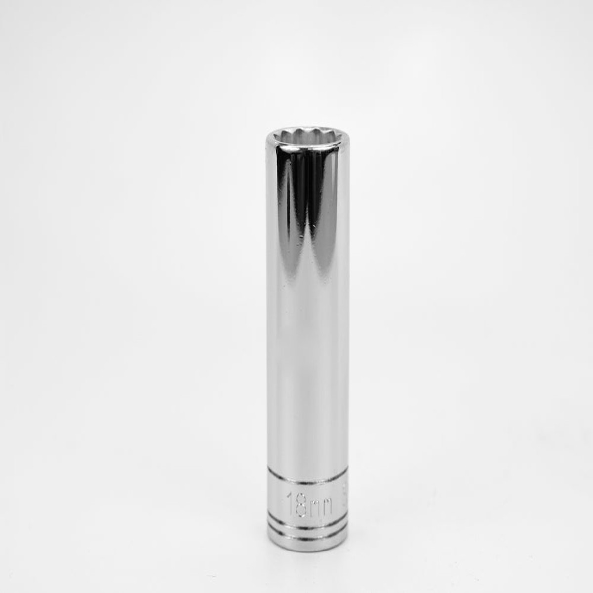 18 mm 12 Drive 12 Point Metric Deep Chrome Socket