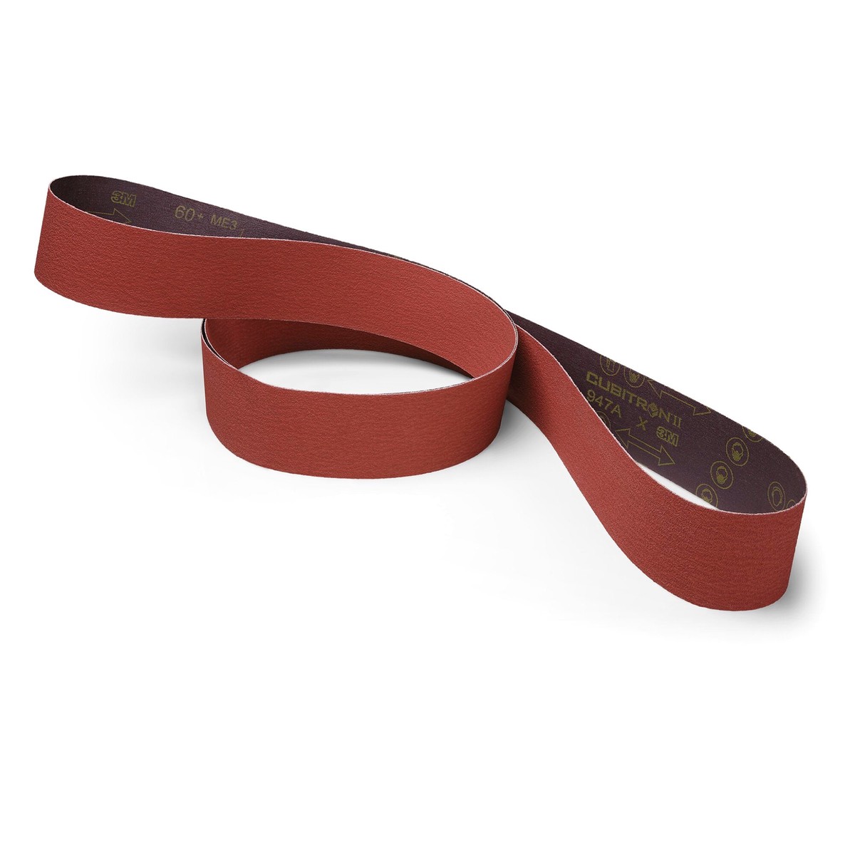 3M Cubitron ll Cloth Belt 947A 80 X-weight 4 in x 132 in Film-lok