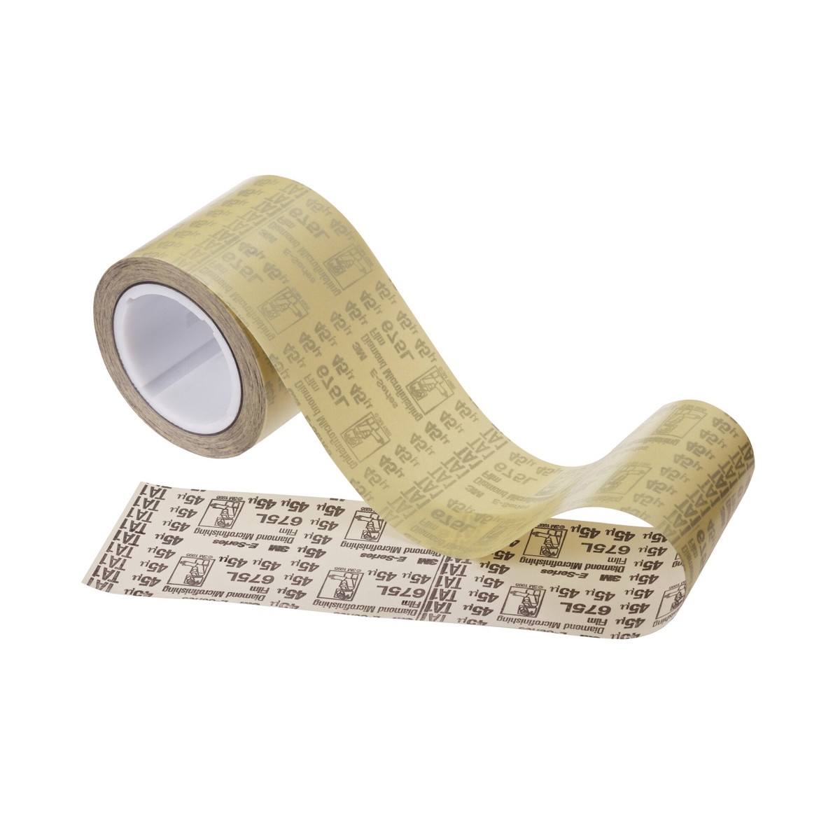 3M Diamond Microfinishing Film Belt 675L 45 Mic 5MIL Gray 1 in x 64in