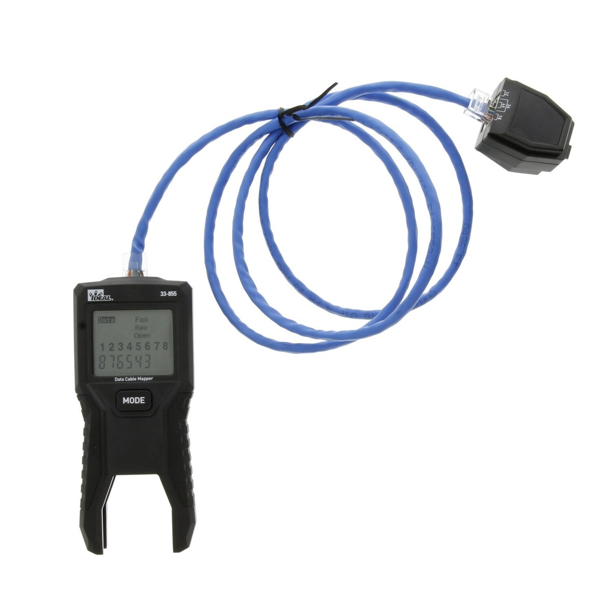 Ideal 33-855 Data Cable RJ45 LCD Wiremapper