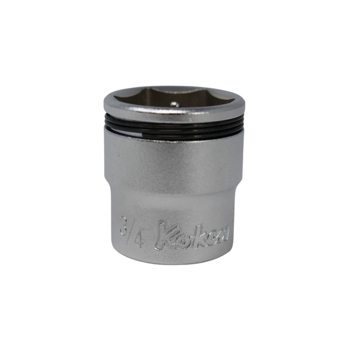 Ko-ken 3450A-34 38 Sq Dr SAE Nut Grip Chrome Socket in 34
