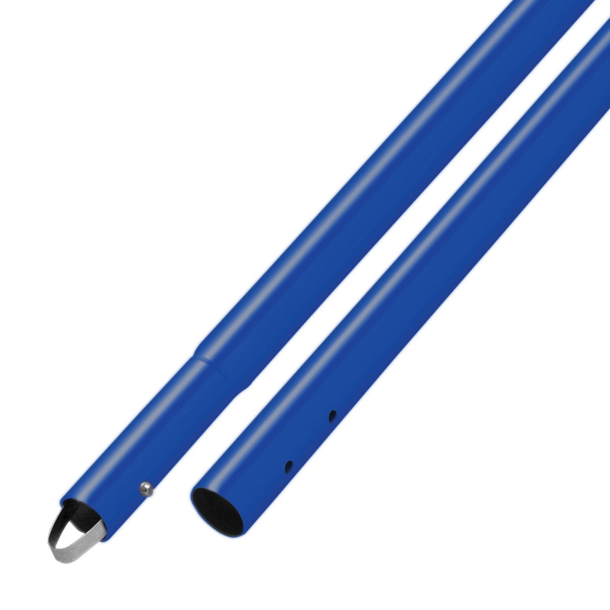 Kraft Tool CC289SBC-PK3 6 Blue Powder Coated Aluminum Swaged Button Handle - 1-34 Diameter