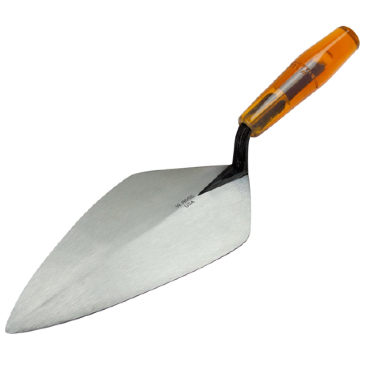 WRose RO1412-10 10 Wide London Brick Trowel with Plastic Handle