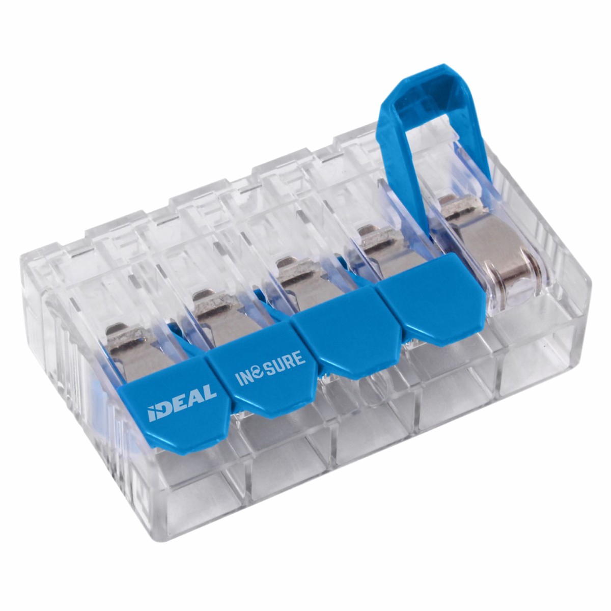 Ideal 30-10L35 In-Sure Lever Wire Connector 10 AWG 5-Port 50 Box