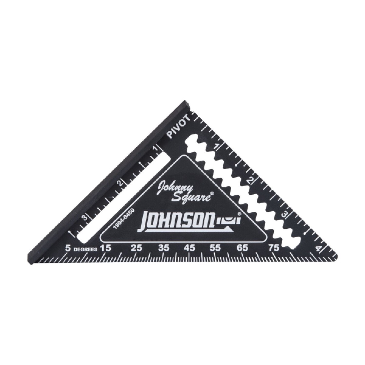 Johnson 1904-0450 45 Johnny Square Professional Easy-Read Finish Square