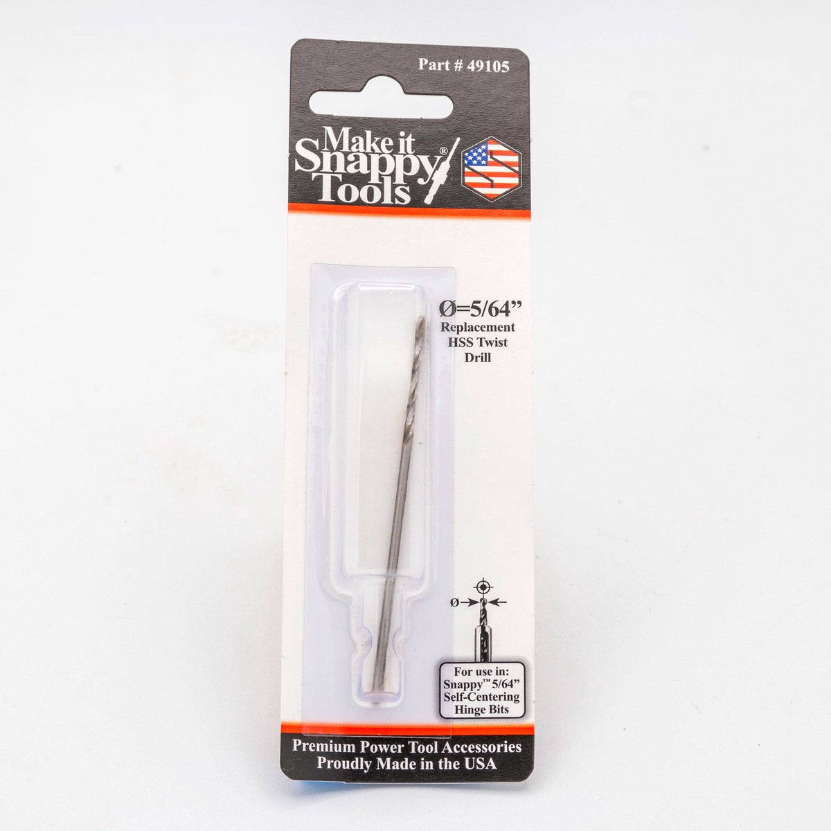 Make it Snappy Tools Replacement Drills For Self Centering Bit - 1Pc