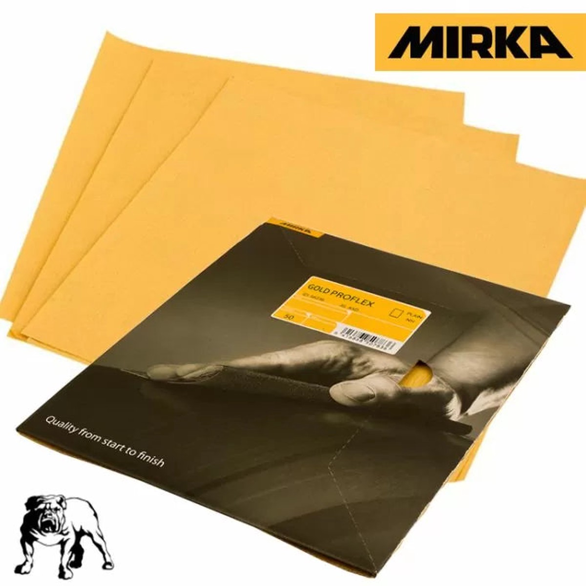 Mirka Bulldog Gold Proflex - 9 x 11 Sheets