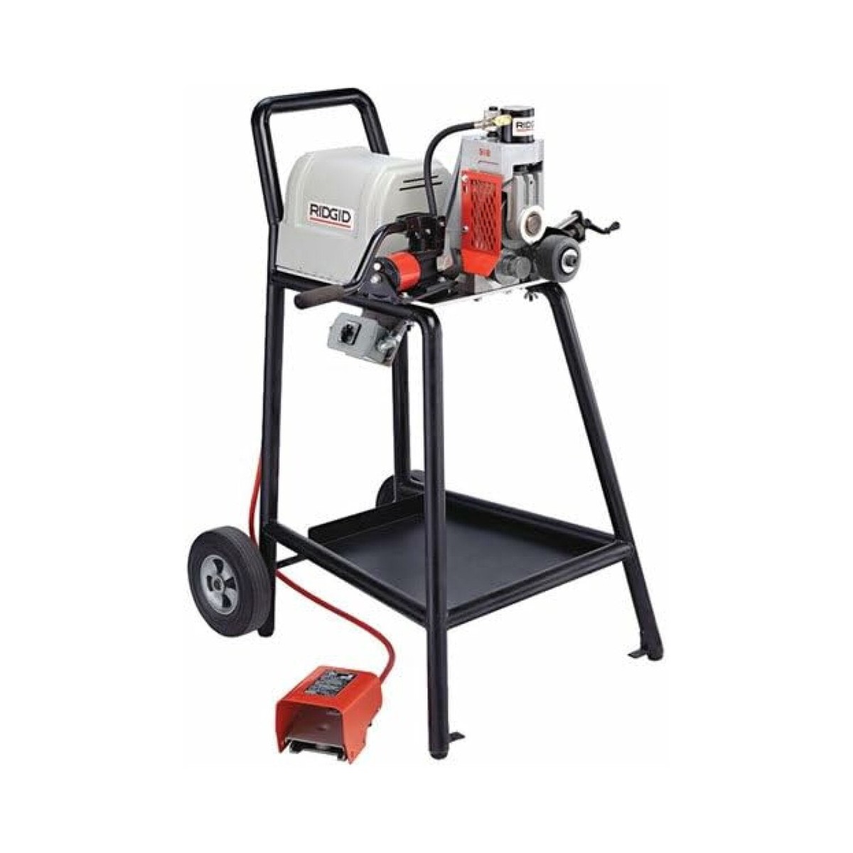 Ridgid 65902 Roll Grooving Machine with Wheel Stand and 2 to 12 Groove Roll Set 45 RPM 12 HP 230V