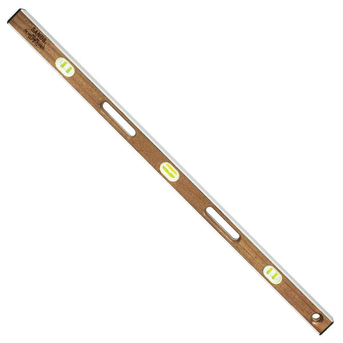 Sands Level Tool SLMA48 48 Professional Mahogany I-Beam Level (6 Vials)