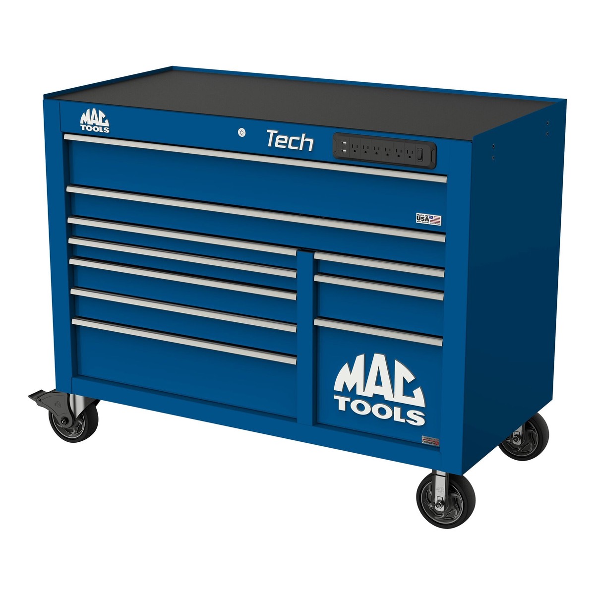Tech Series 10-Drawer Workstation with PowerTech Drawer - Sapphire Blue