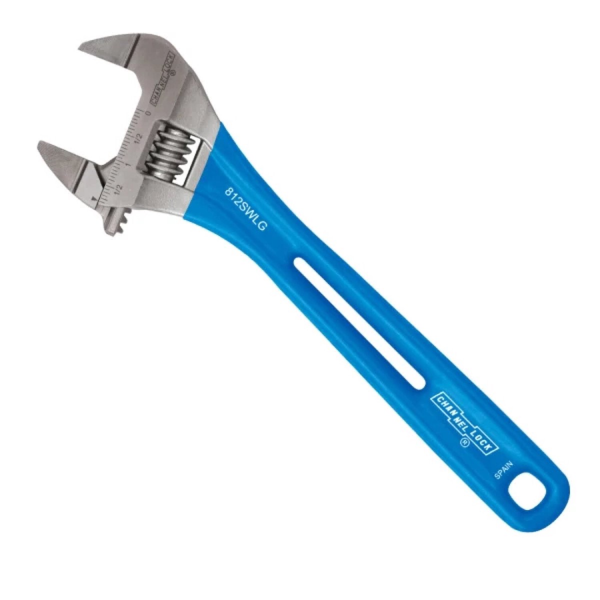 Channellock 812SWLG 12-inch Lightweight Extra Slim Jaw WideAzz Adjustable Wrench