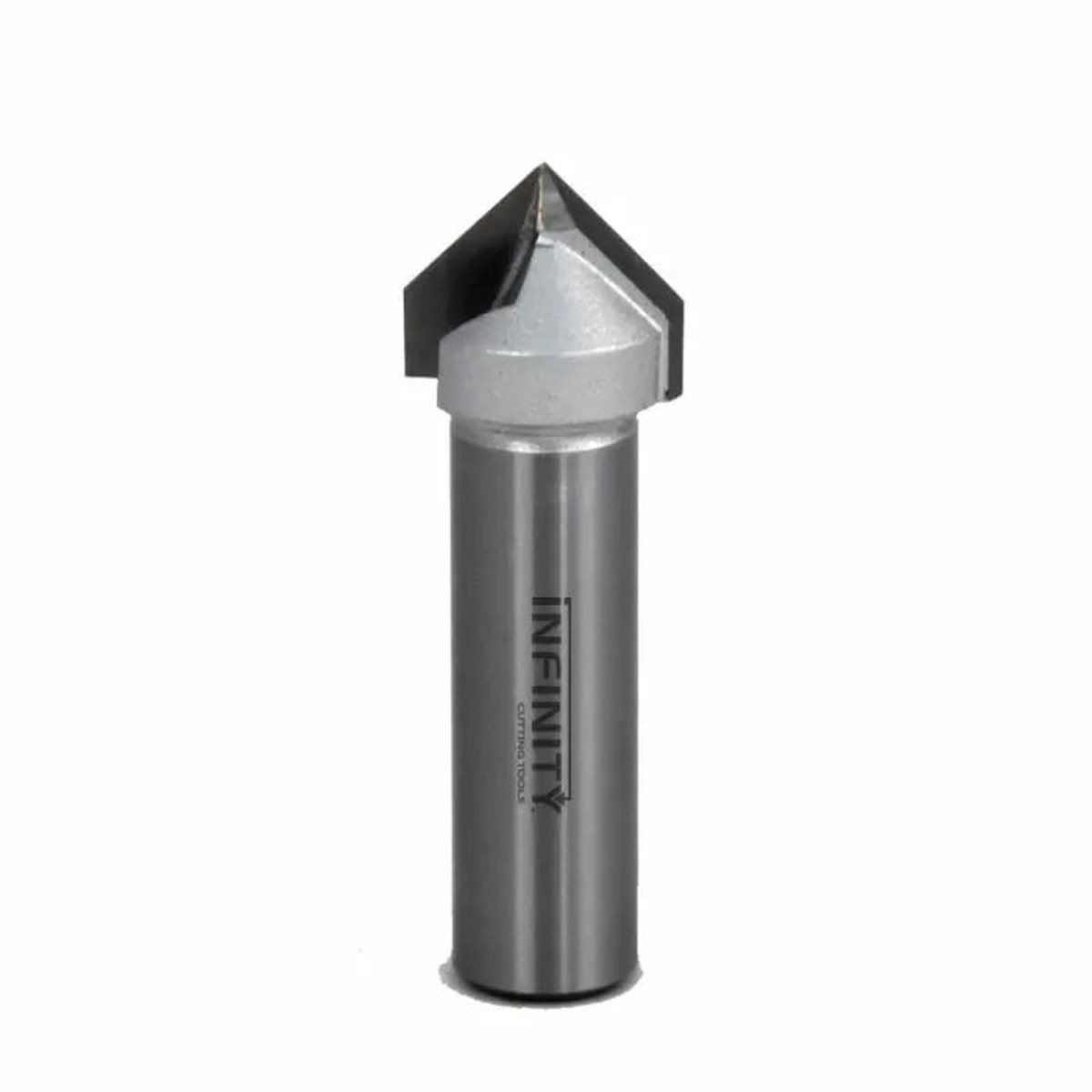 Infinity Tools 12 Shank 90 V-Groove Router Bit