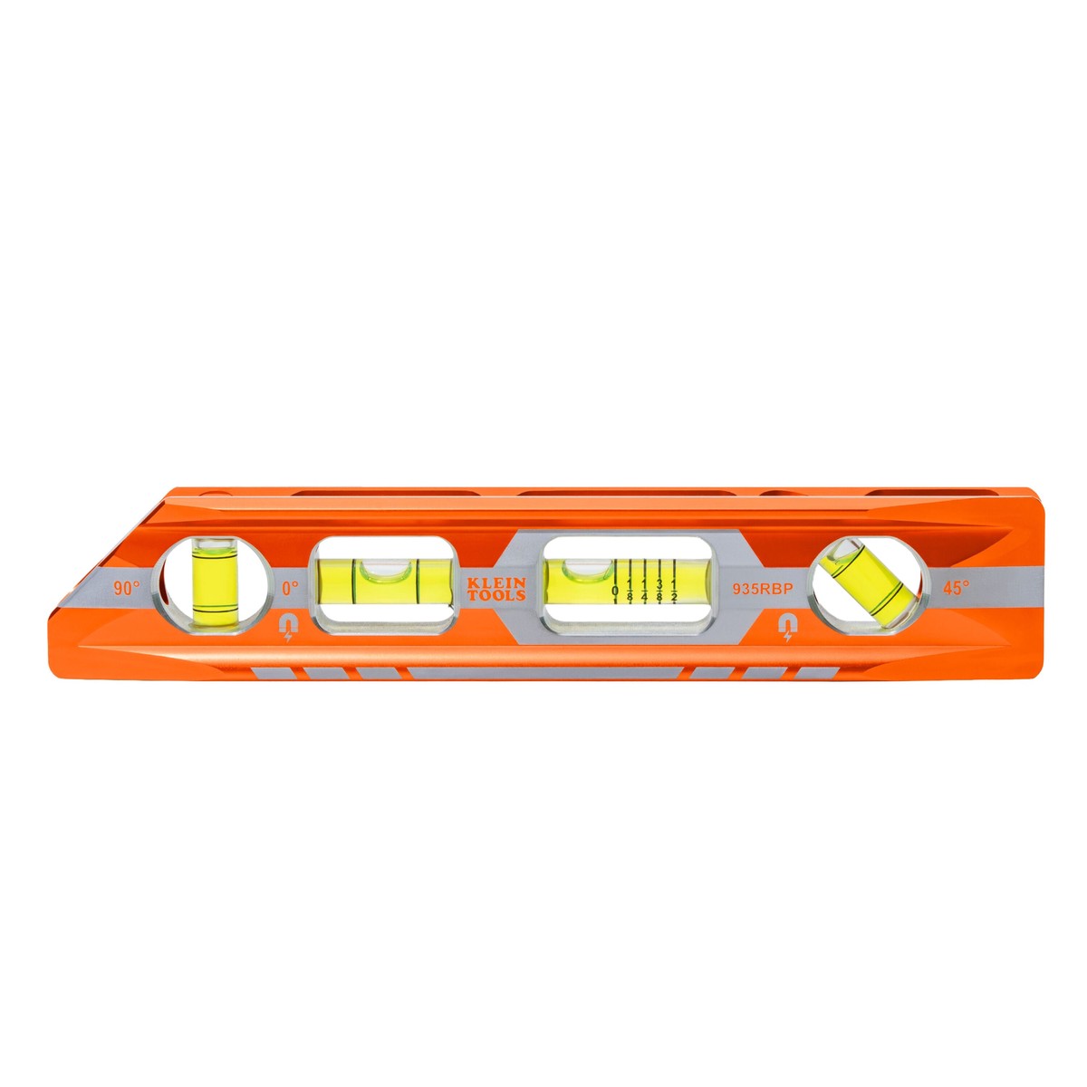 Klein Tools 935RBP Magnetic Pitch Vial Torpedo Level 4 Vial 8-Inch