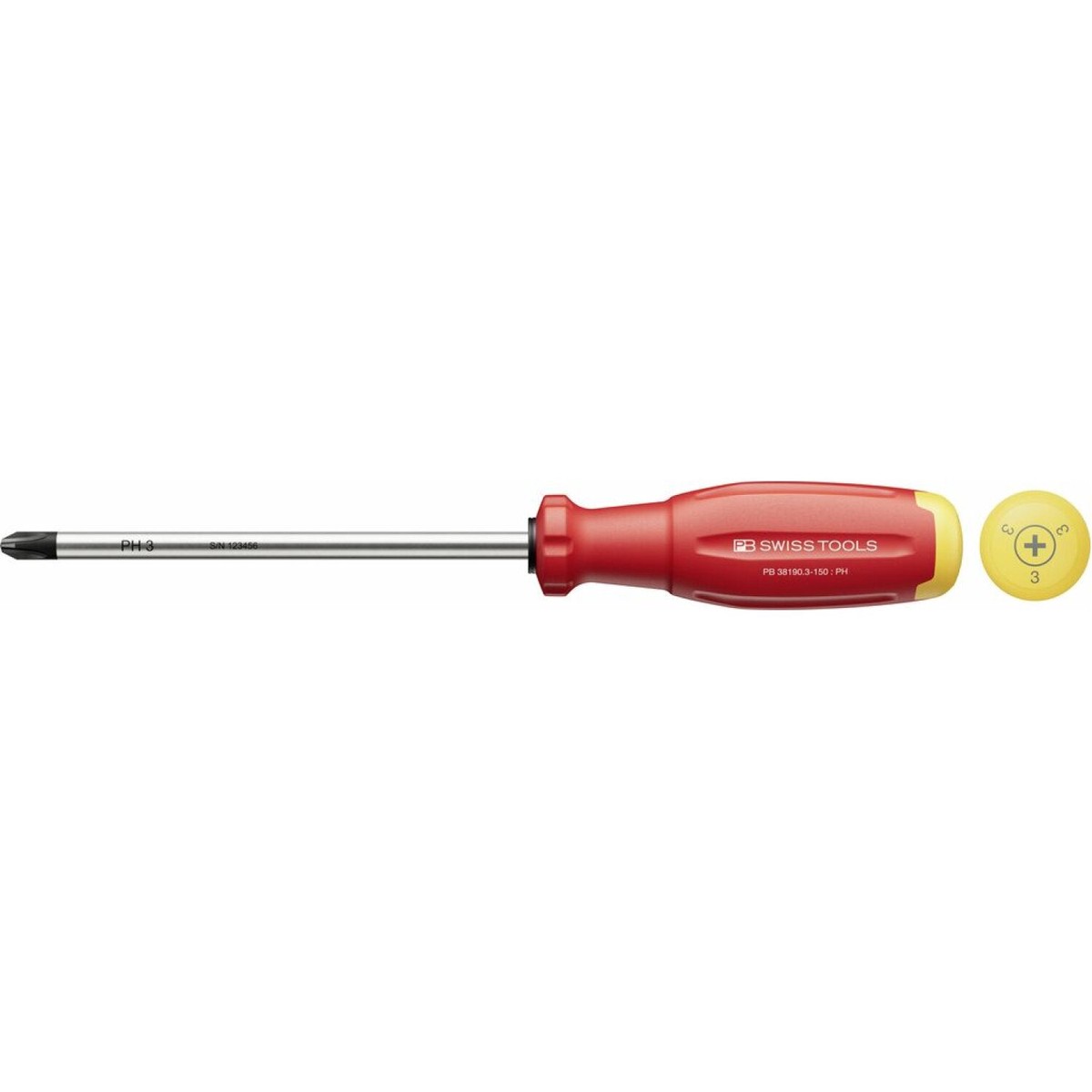 PB Swiss PB 381903-150 SwissGrip Evo screwdriver for PH scr - PH3