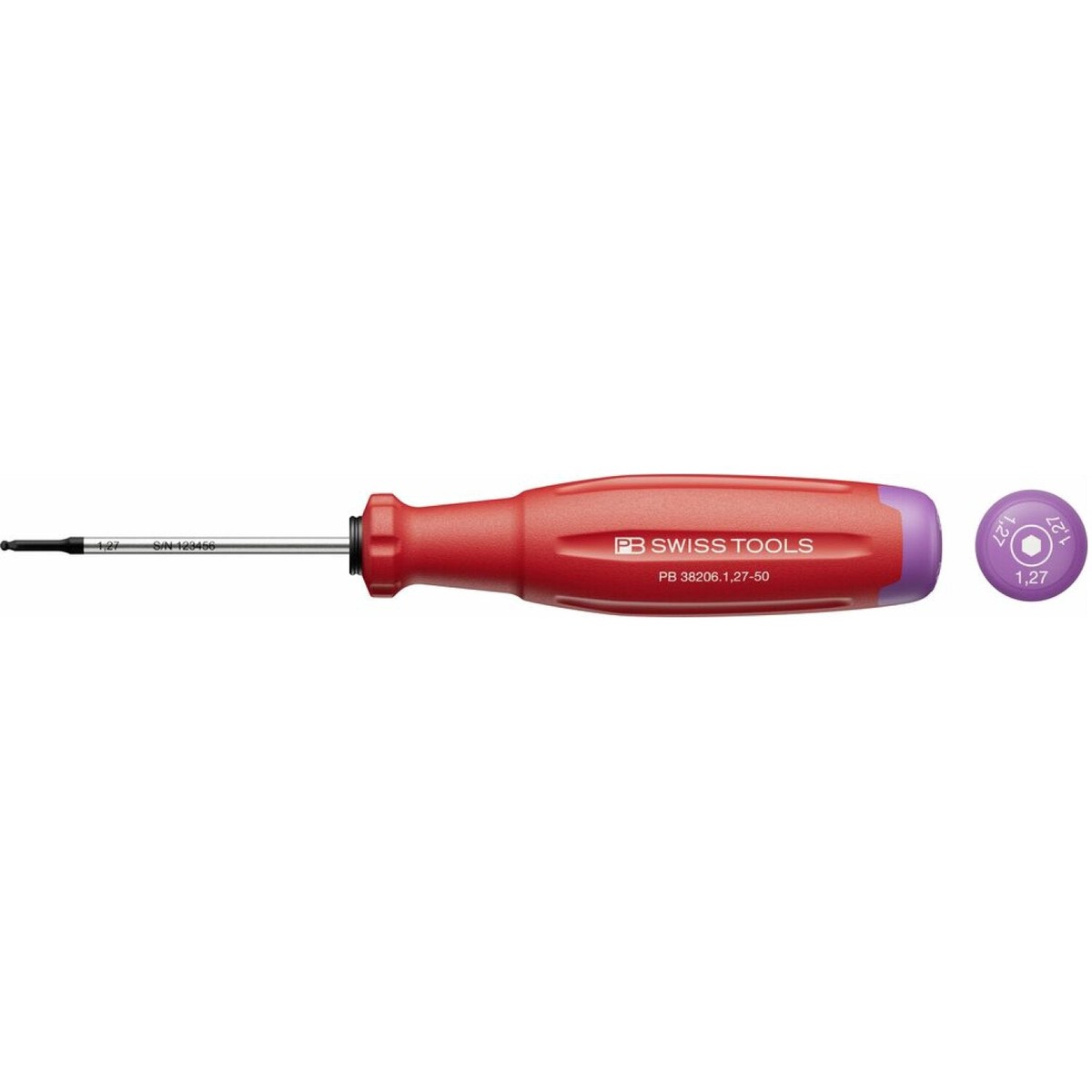 PB Swiss PB 38206127-50 SwissGrip Evo ball point screwdriver 127 mm