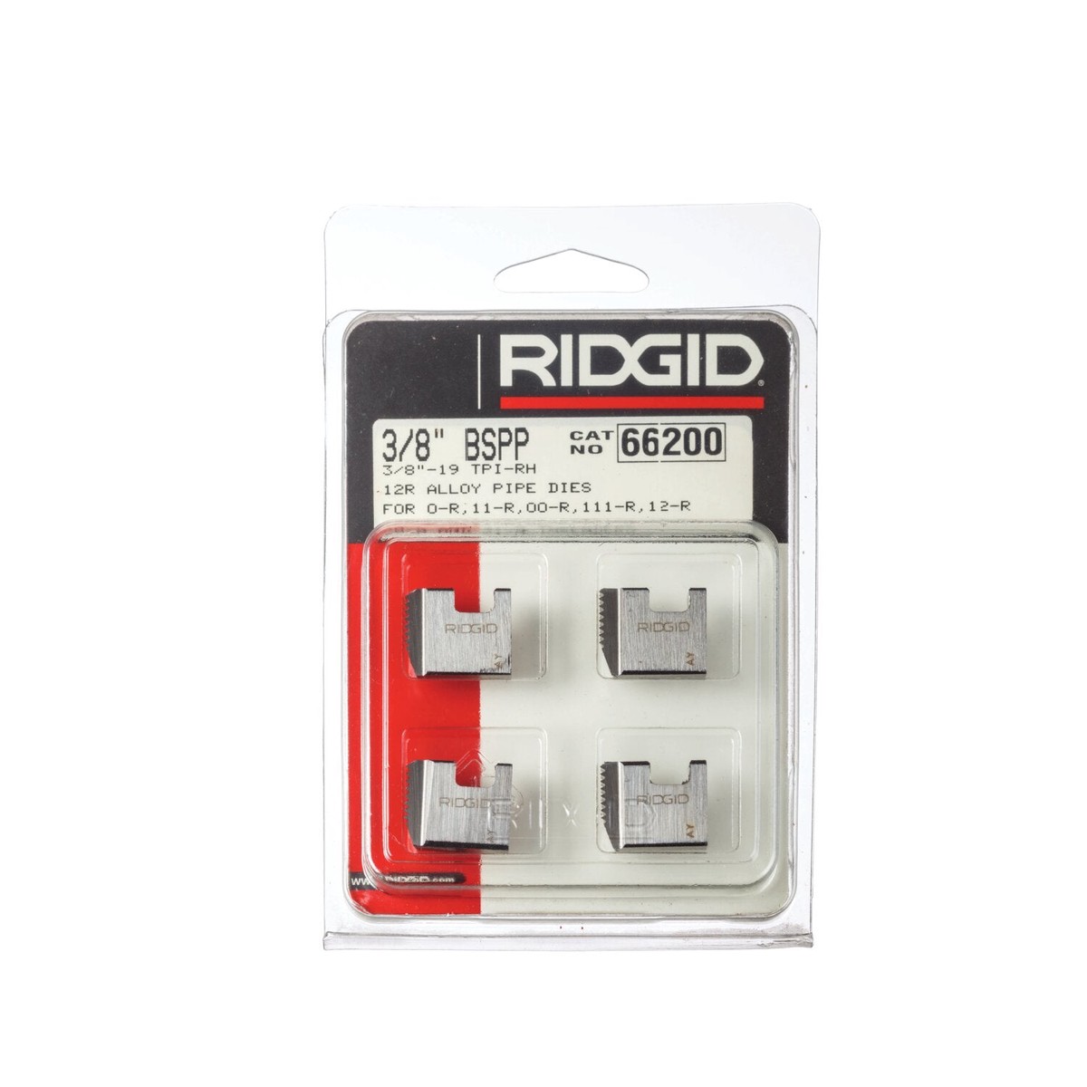 Ridgid 66200 DIES 12R 38 BSPP