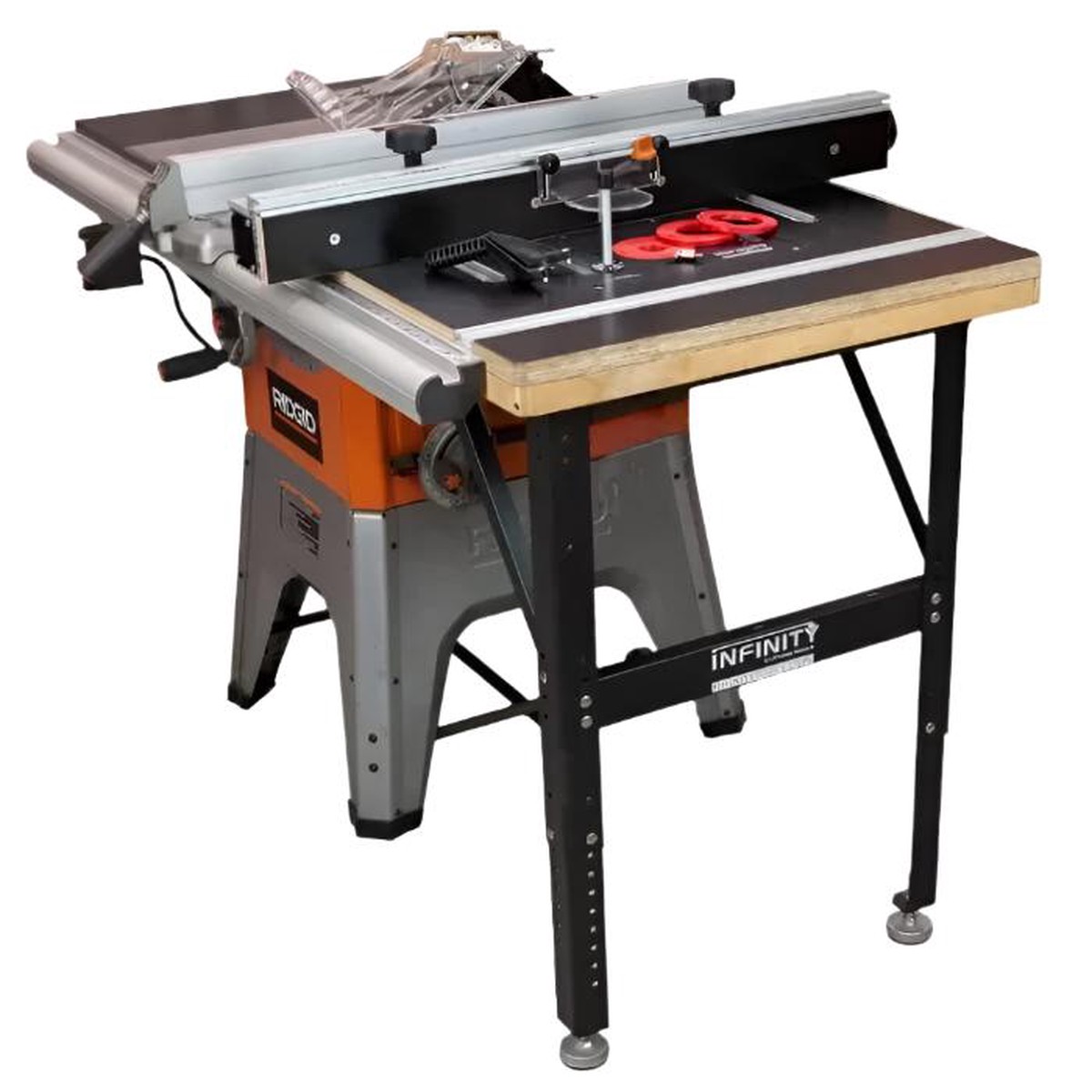 Infinity Tools Tablesaw Router Table Packages w JessEm Mast-R-Lift II (02120)