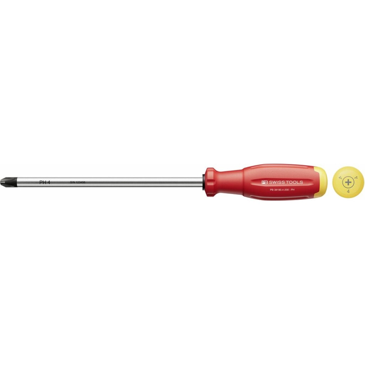 PB Swiss PB 381904-200 SwissGrip Evo screwdriver for PH scr - PH4