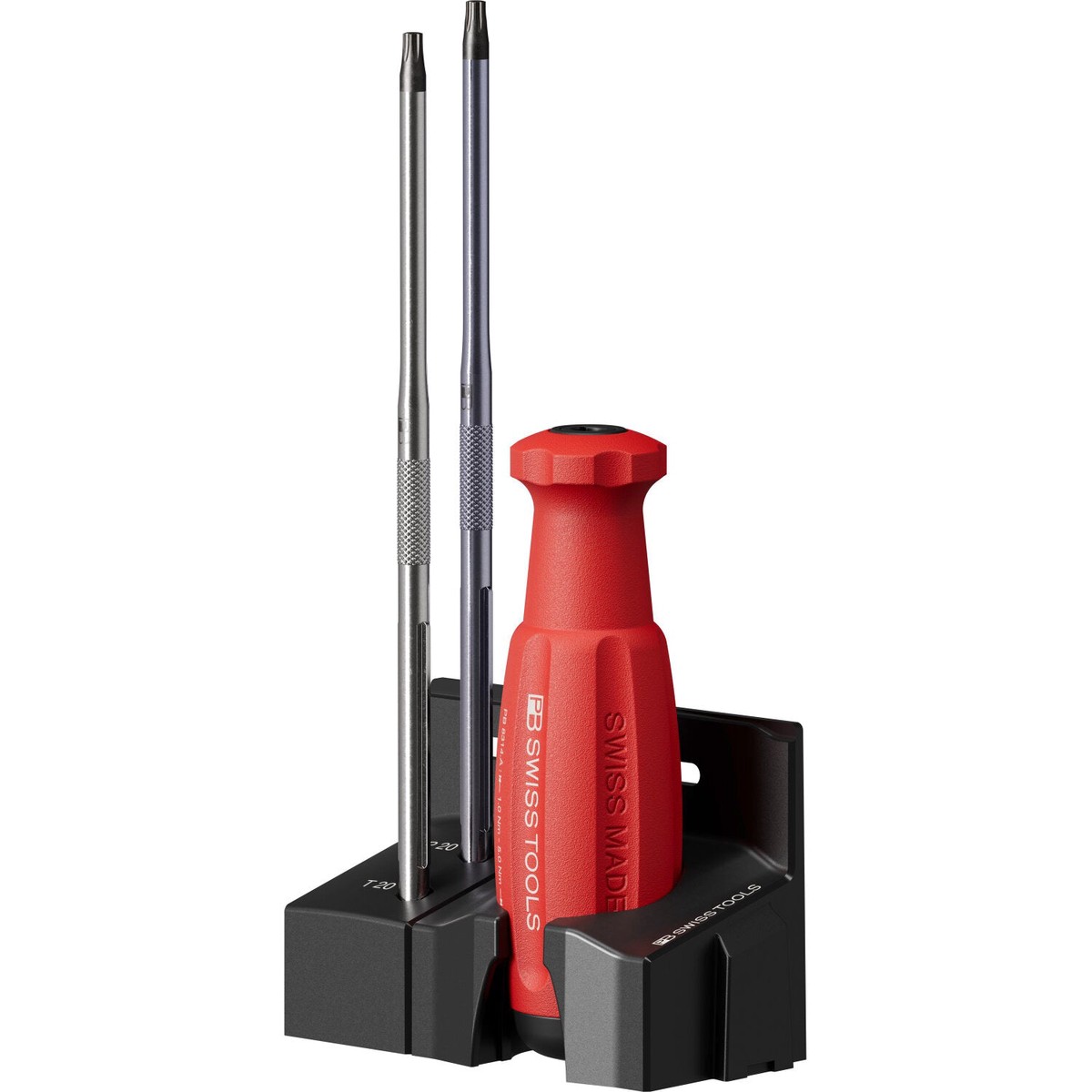 PB Swiss Tools PB 8314A 50 Set MecaTorque Preset Torque Handle Set In Holder