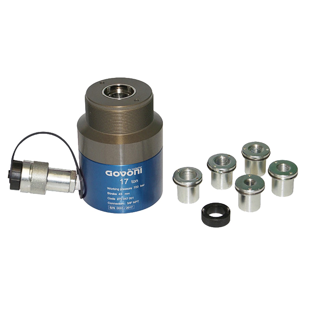 GO1061 - Hydraulic Cylinder - Aluminium 17 Tonne