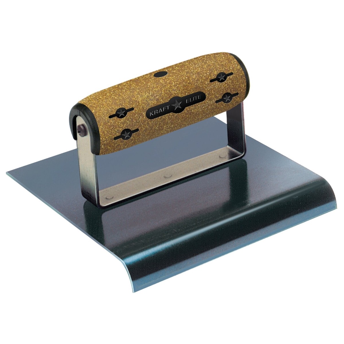 Kraft Tool CFE670K 6 x 5-12 18R Elite Series Five Star Blue Steel Hand Edger with Cork Handle