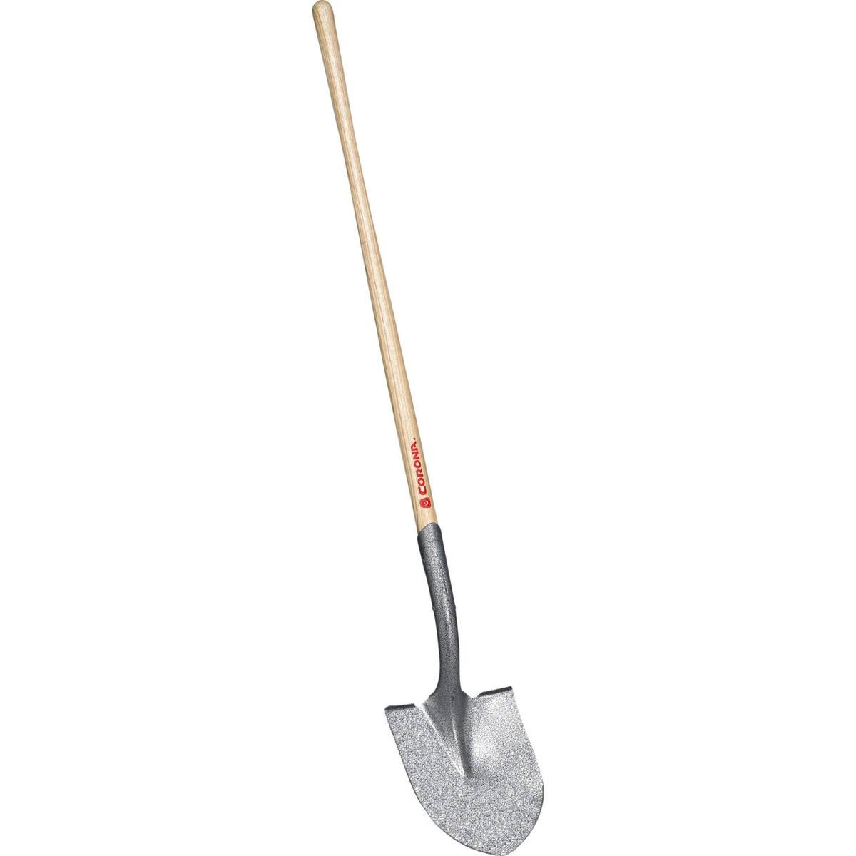 Corona SS 65000 Round Point Shovel 14-Gauge 12 in Head 48 in Wood Handle