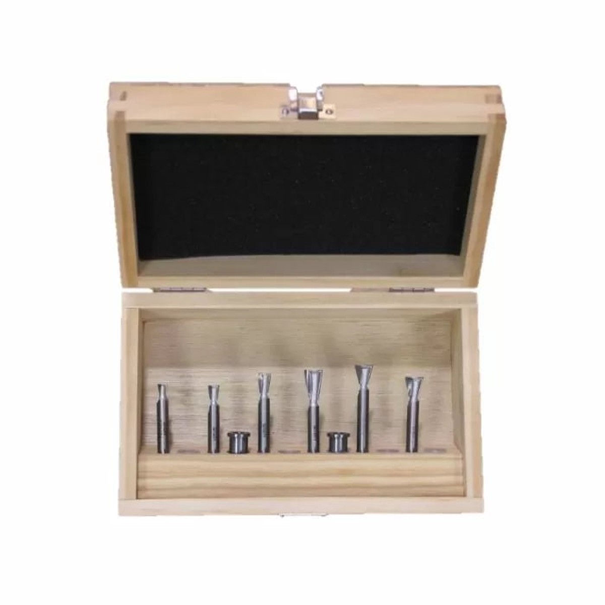 Infinity Tools 8-Pc Essential Dovetail Bit Set for Leigh D4R Jig