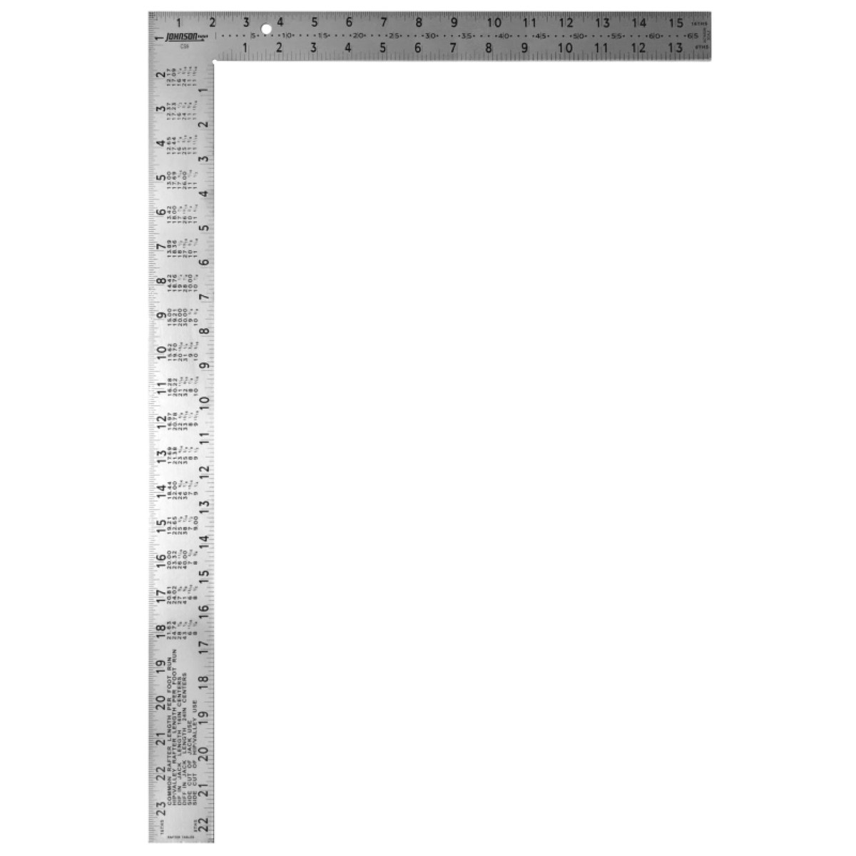 Johnson CS9 16 x 24 Steel Framing Square