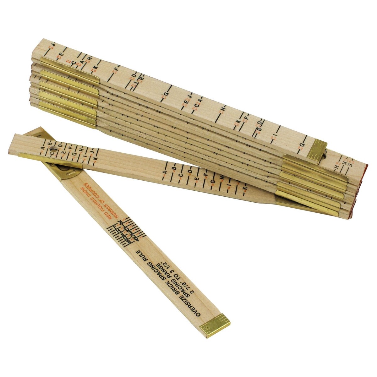 Kraft Tool BL169 6 Lufkin King Size Brick Folding Rule