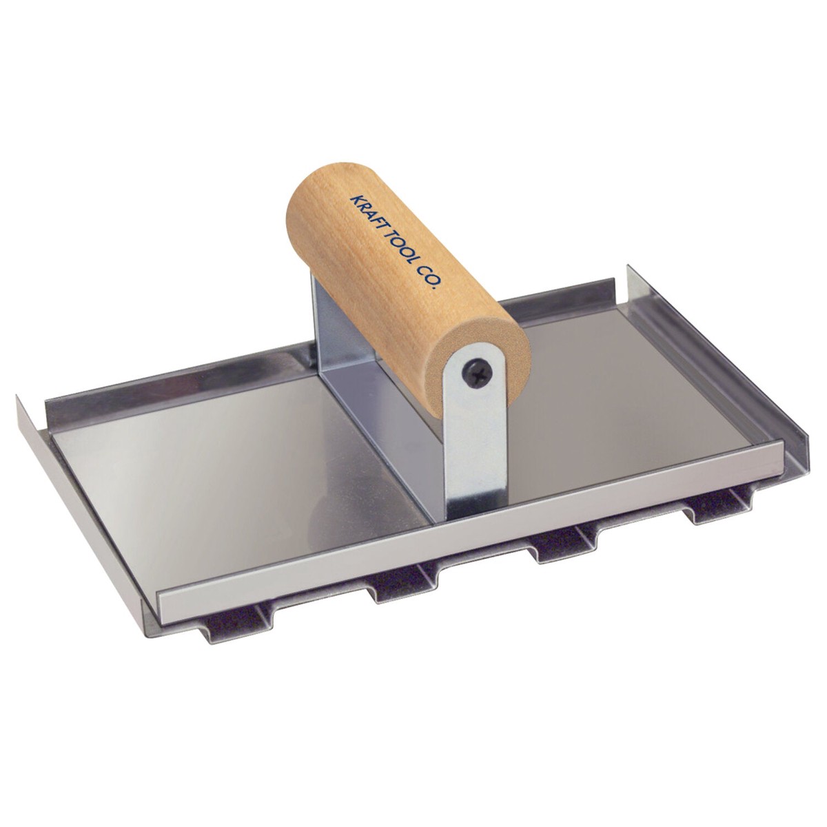 Kraft Tool CF095 8 x 10-38 Texas Curb Ramp Groover (4 Grooves) with Wood Handle