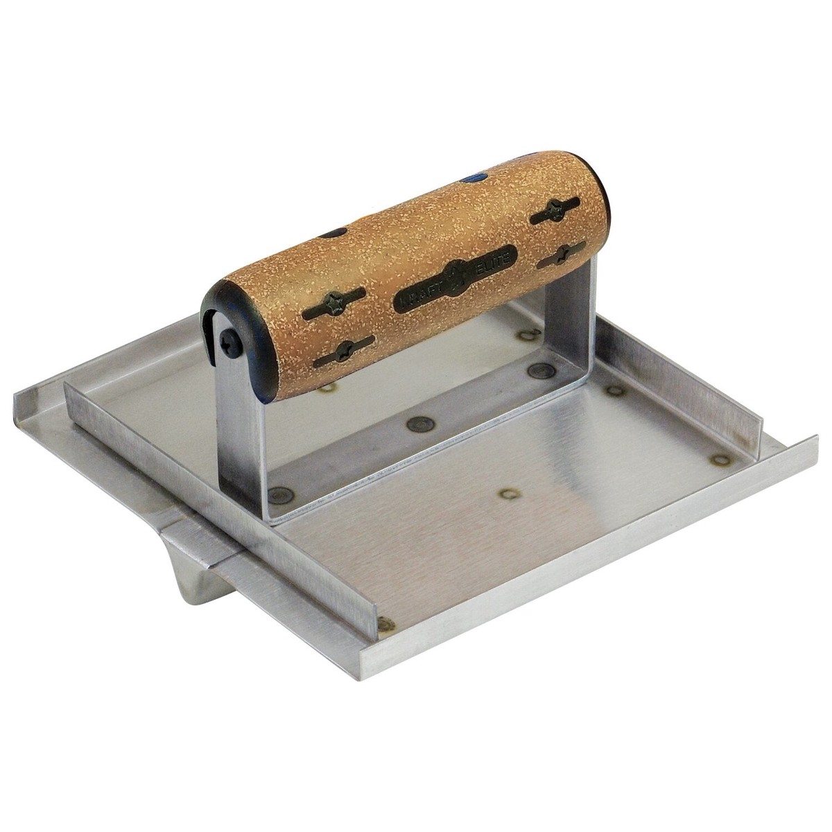 Kraft Tool CFE316KSS Elite Series 6 x 6 1D 1-14W 12R Denver Jumbo Closed Bit Stainless Steel Hand Groover with Cork Handle