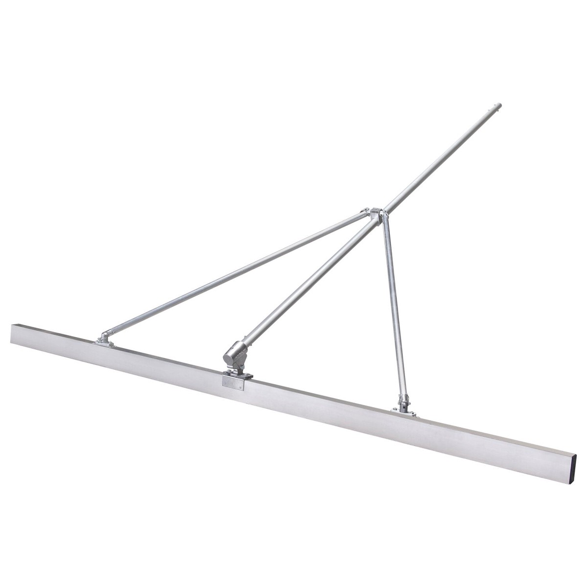 Kraft Tool CC716 12x2x4 Super Flat Pavers Magnesium Straightedge with Bracket Braces and Handle