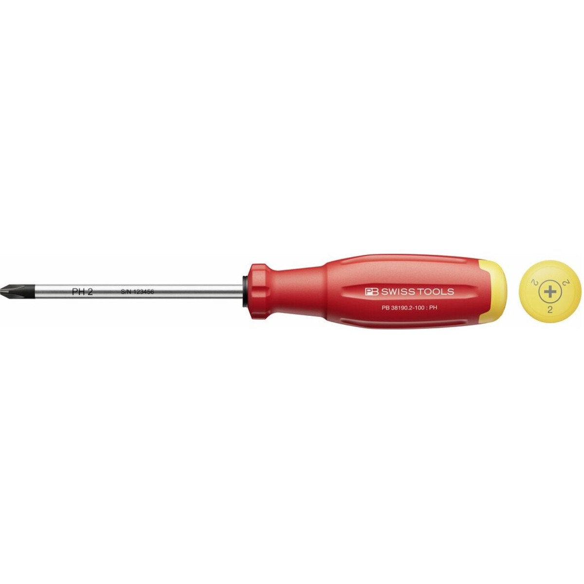 PB Swiss PB 381902-100 SwissGrip Evo screwdriver for PH scr - PH2