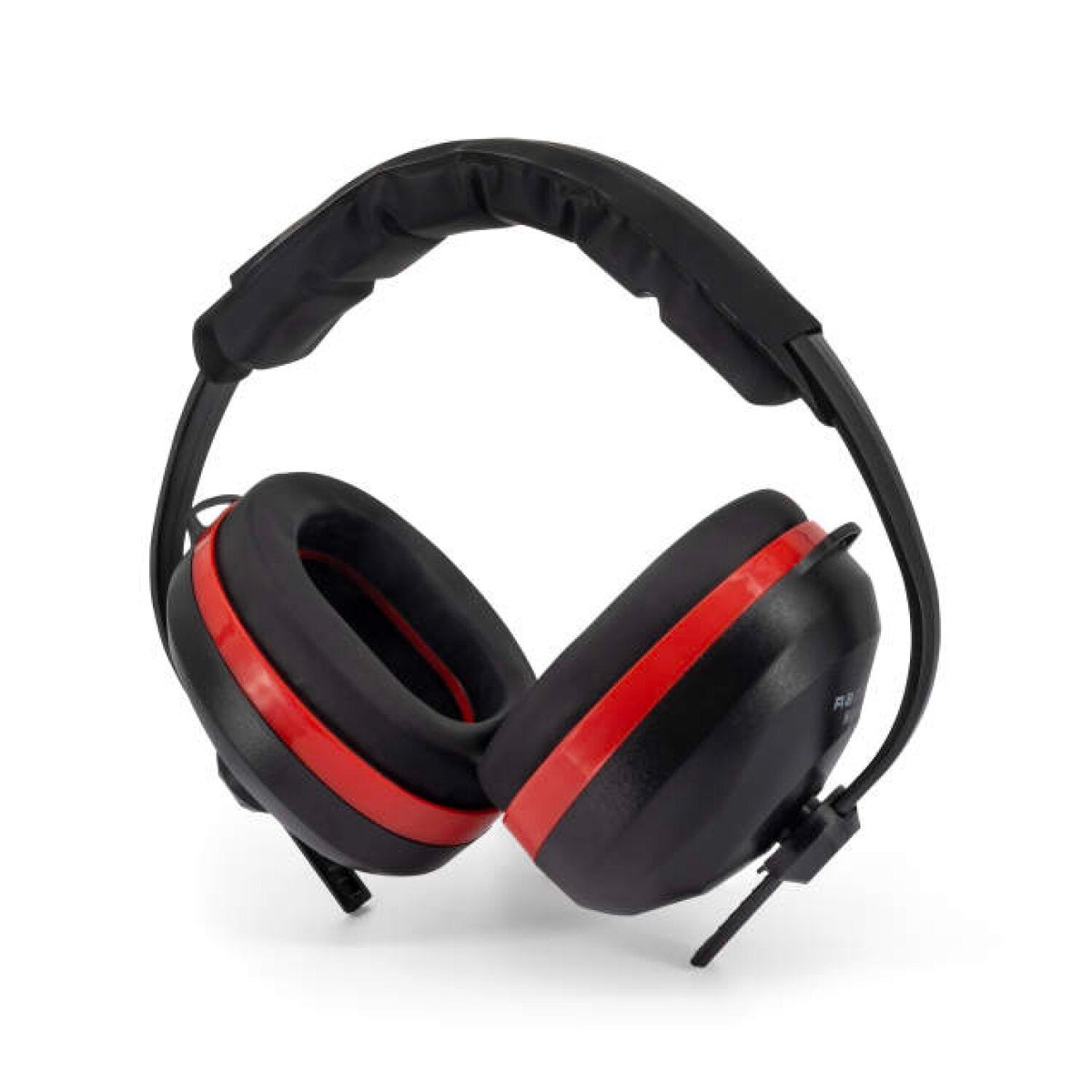 Radians SL0130CS Silencer Earmuff in Clamshell - Black Red