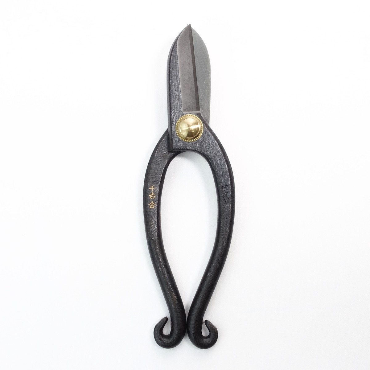Senkichi Gold Bonsai Ikenobo Shears 165mm Heavy-Duty Scissors with Open Grip