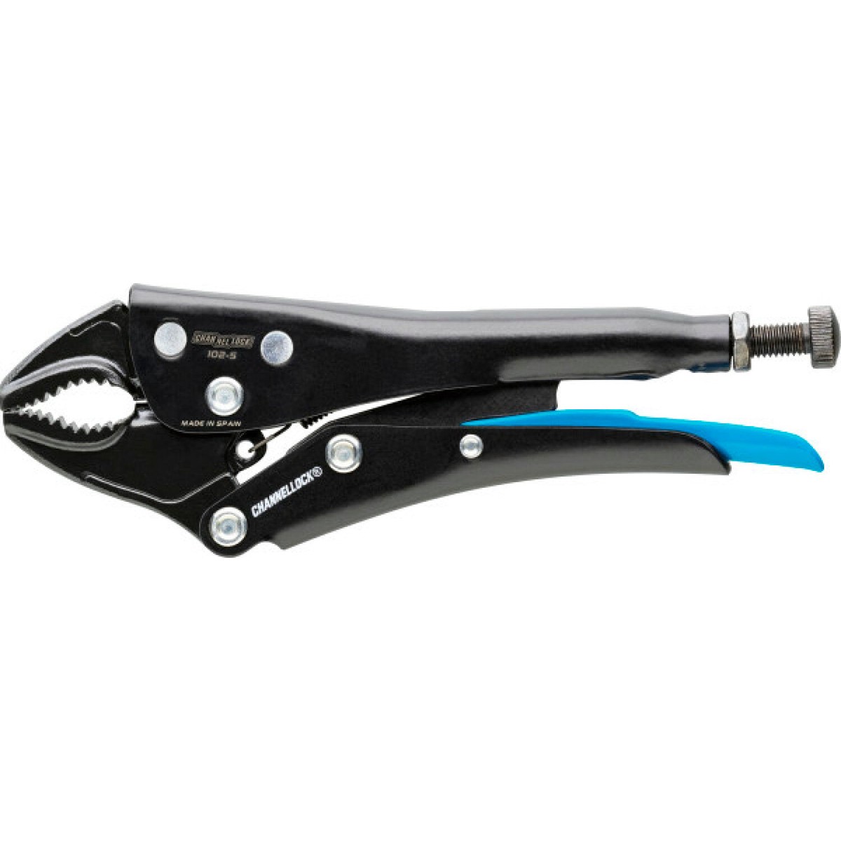 Channellock 102-5 5-inch Curved Jaw Locking Pliers w Cutter