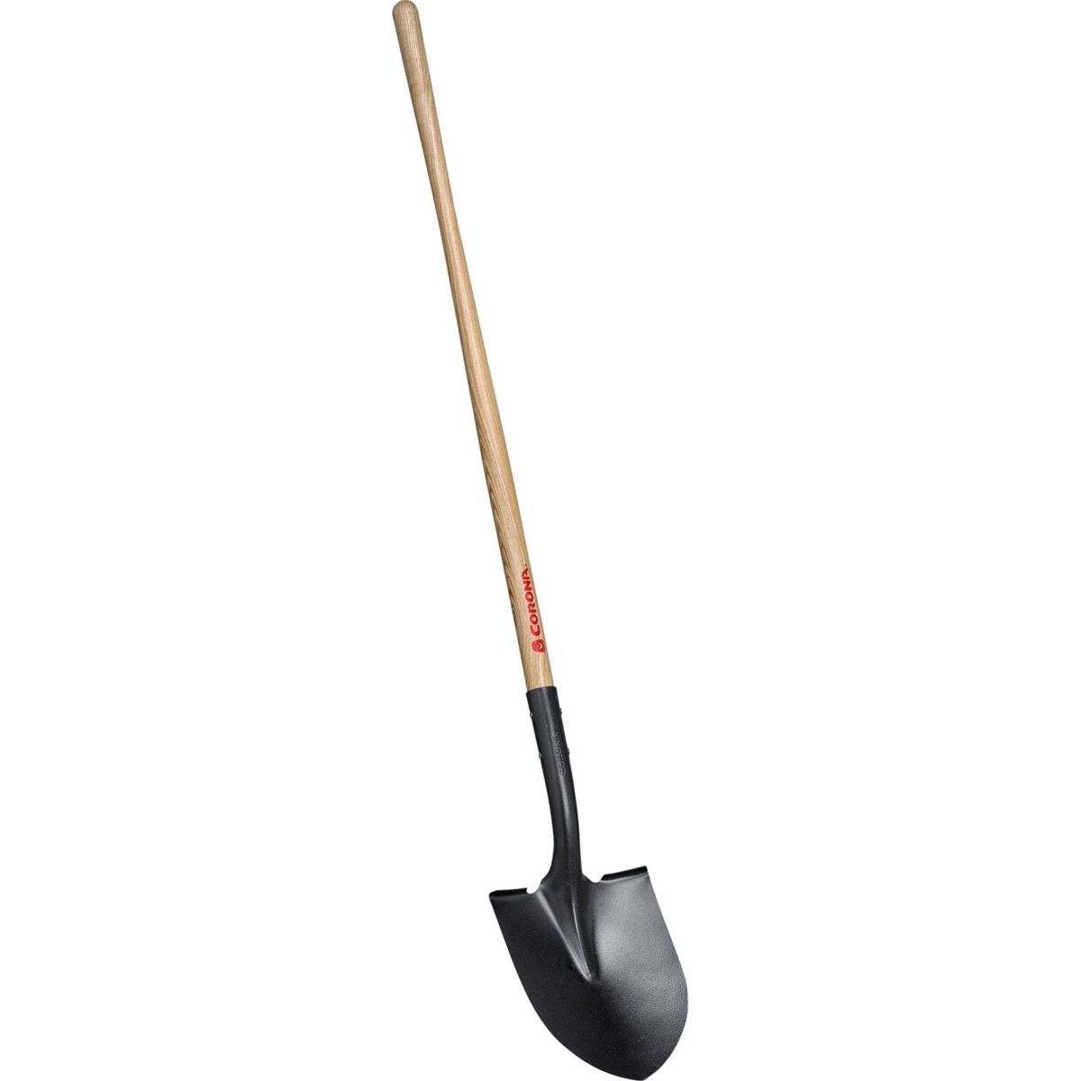 Corona SS 26000 Round Point Shovel 15-Gauge 12 in Head 48 in Wood Handle
