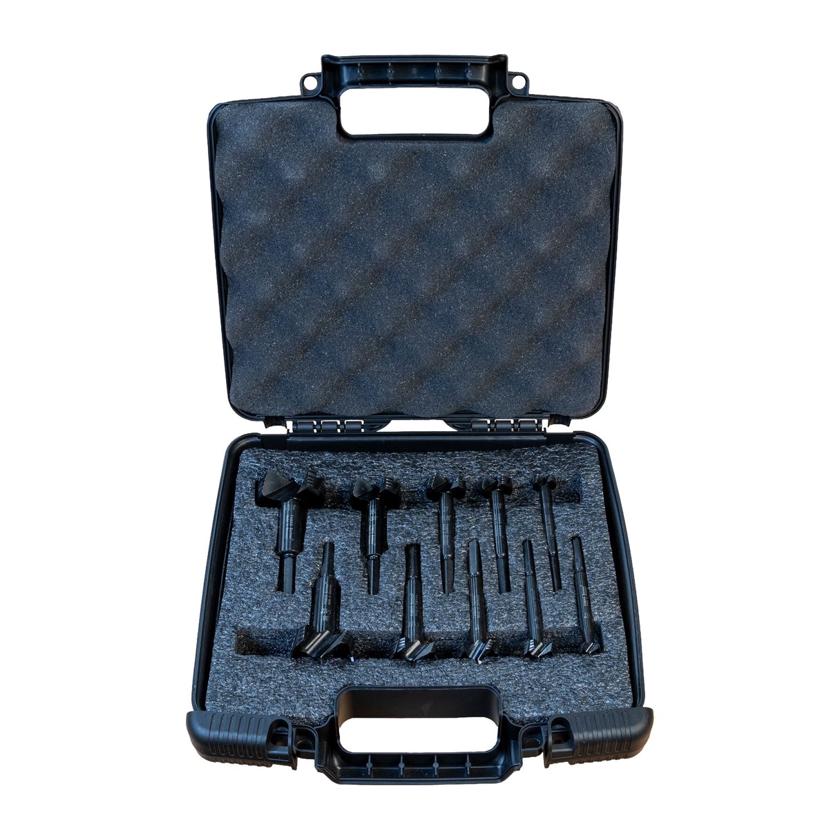 Famag 10-Pc Bormax HSS Forstner Bit Set w Custom Case