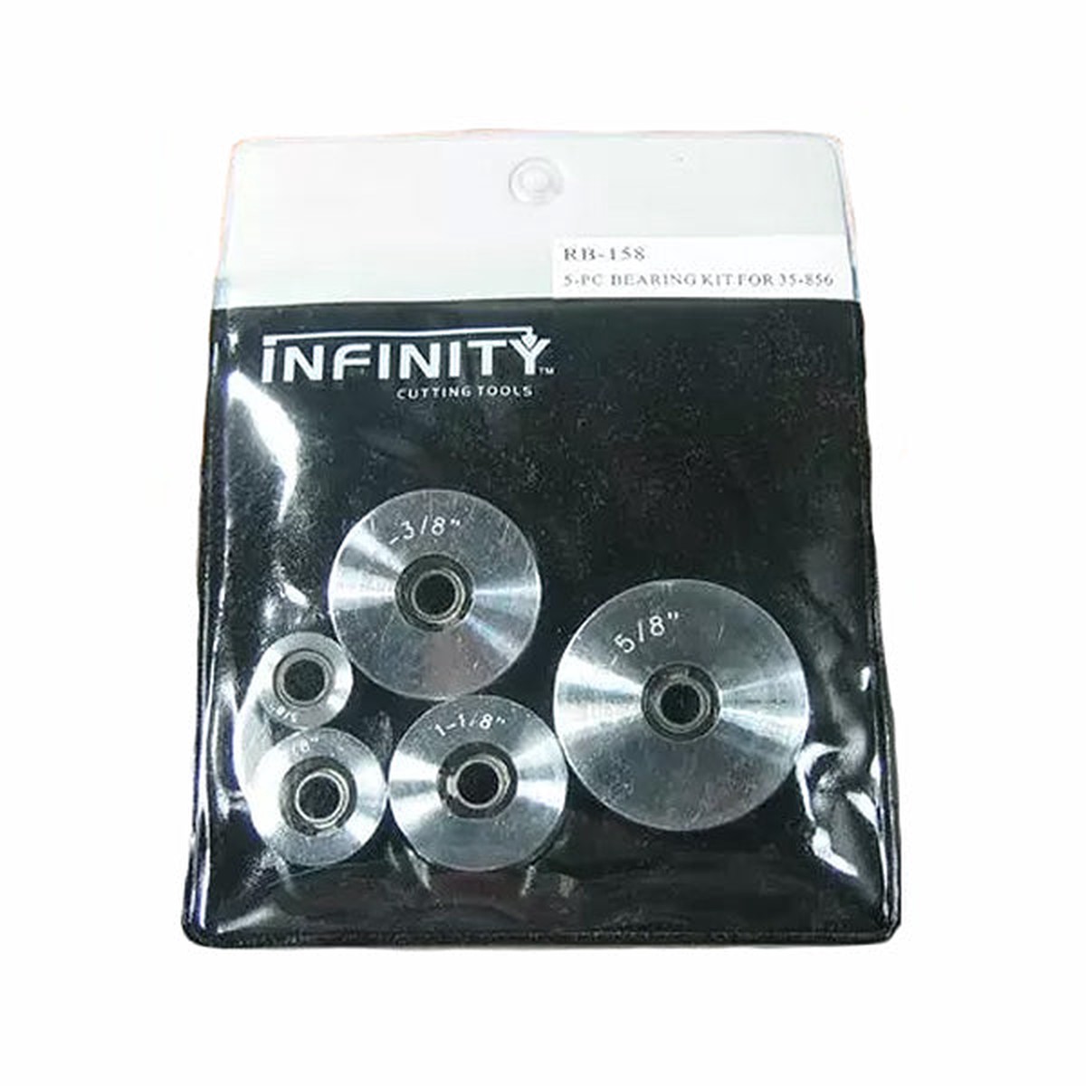 Infinity Tools 5-pc Router Bit Bearing Kit 316 ID