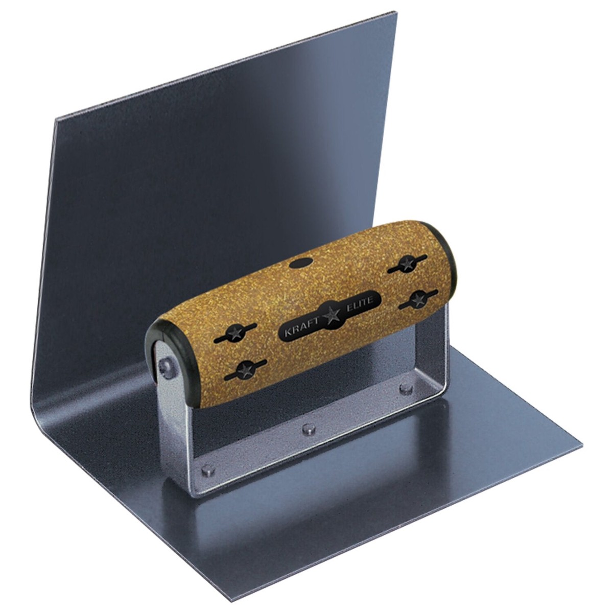 Kraft Tool CFE761K 7 x 6 x 6 38R Elite Series Five Star Blue Crucible Steel Inside Step Tool with Cork Handle