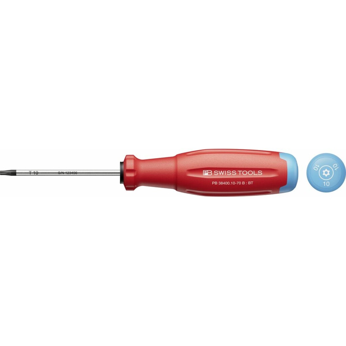 PB Swiss PB 3840010-70 B SwissGrip Evo Screwdriver for TX scr T10