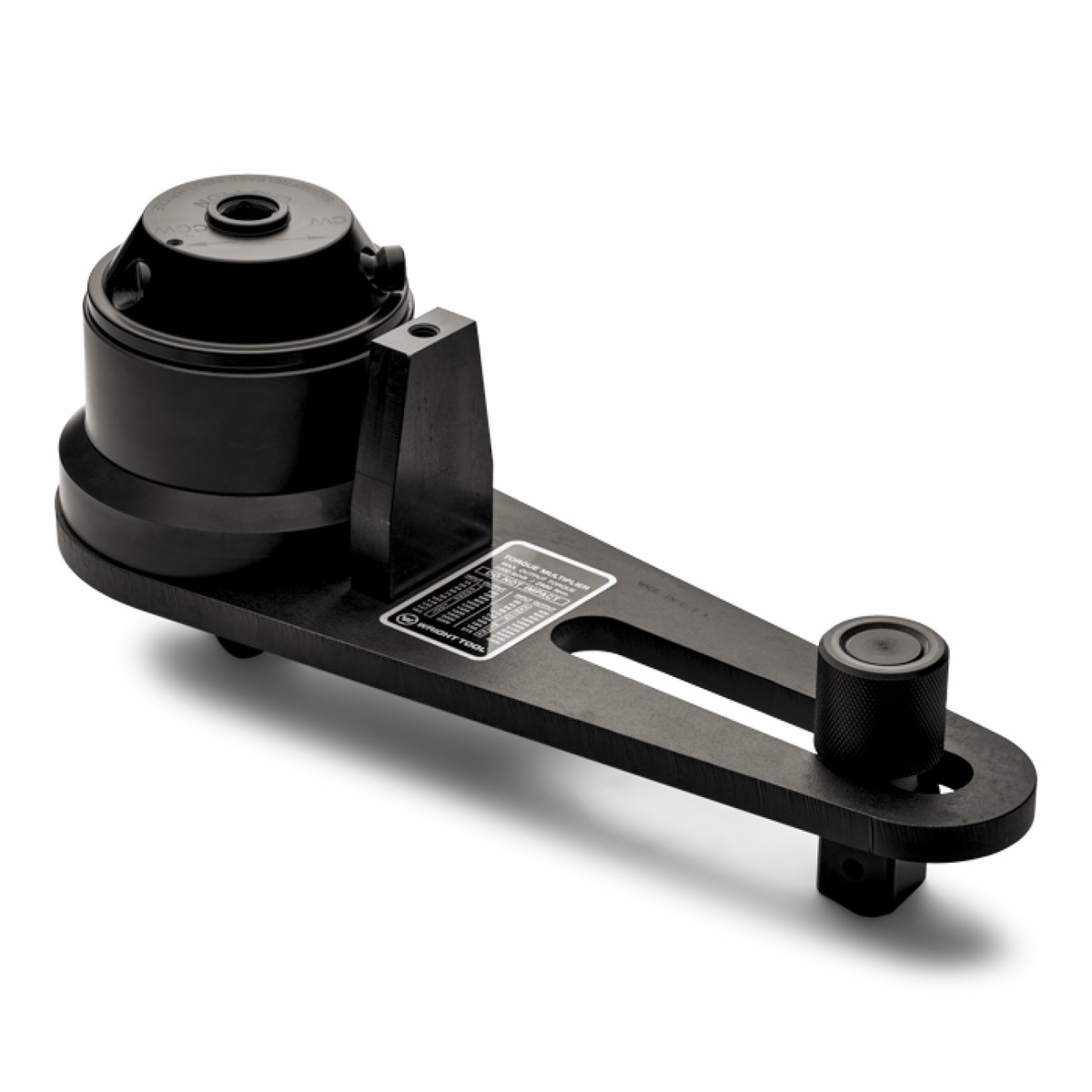 Wright Tool 9S395 Torque Multiplier - Plate Reaction Style 12 Sq F - 1-12 Sq M Output Capacity 8000 ft lbs