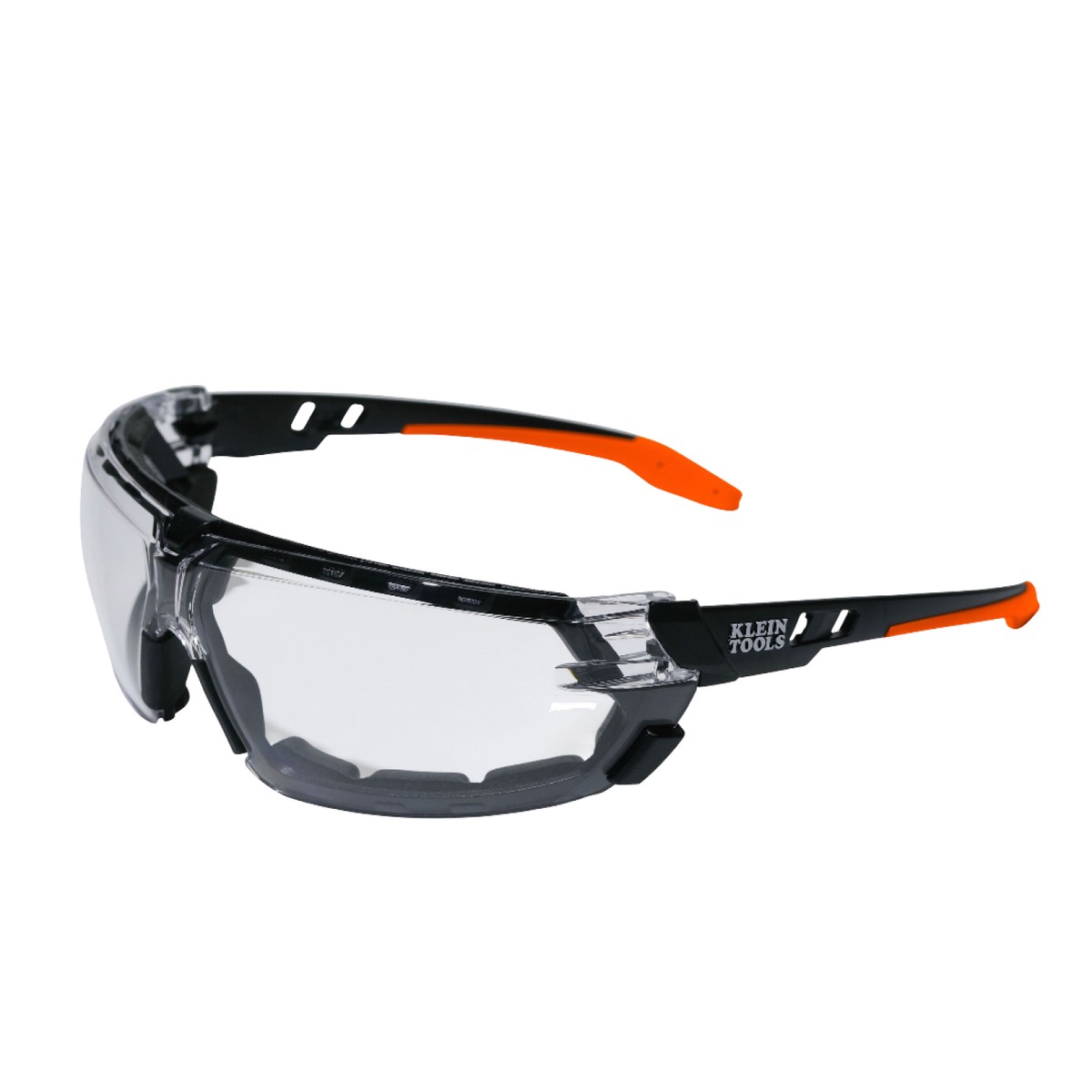 Klein Tools 03608 Low-Profile Gasket Safety Glasses Clear Lens