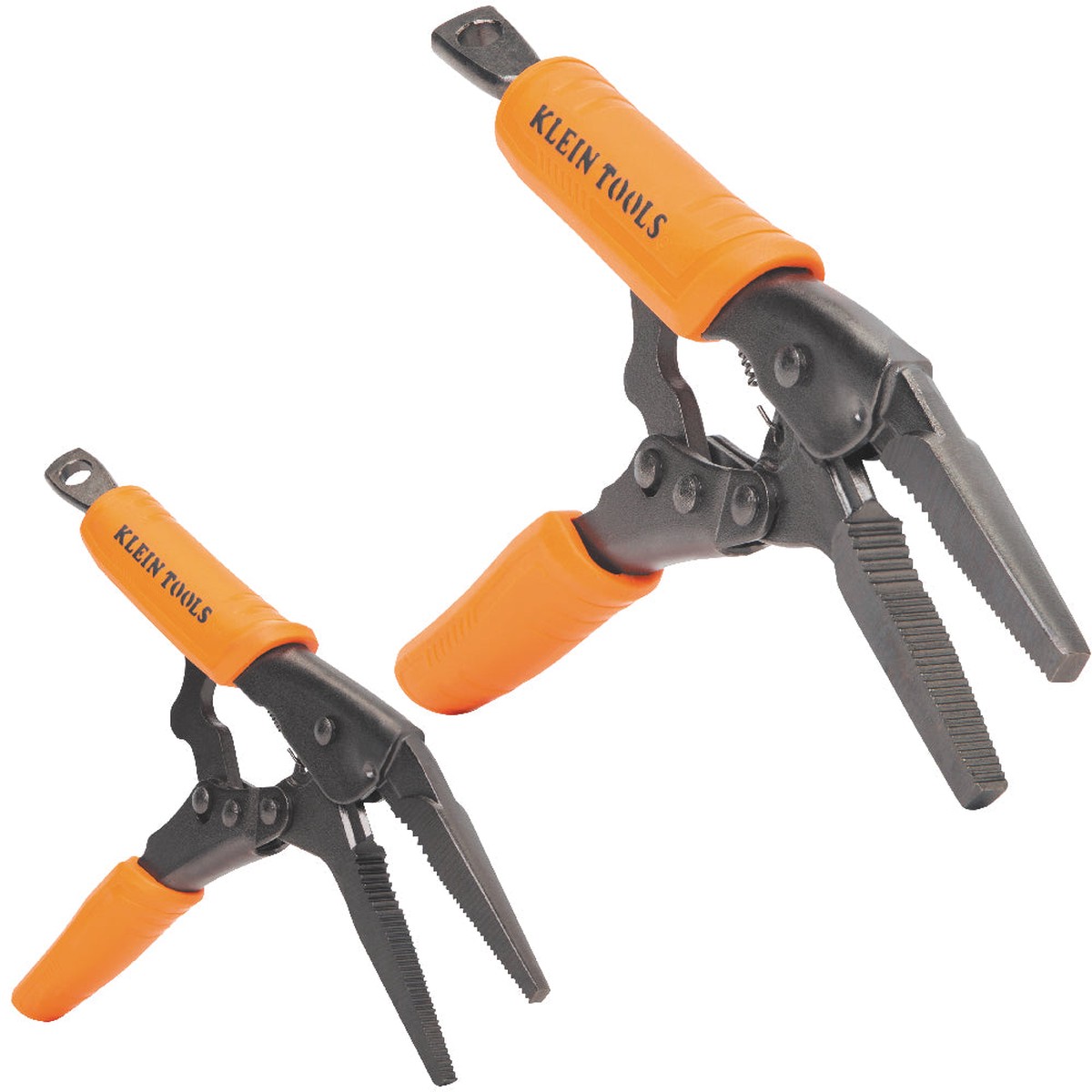 Klein Tools 38661 Long Nose Locking Pliers Set 6 and 9 2 Pc