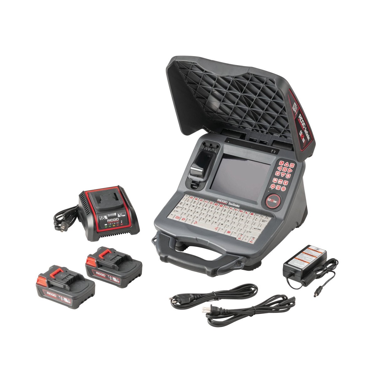 Ridgid 69038 RIDGID SeeSnake CS65XR Monitor Kit with 2 BATTCHGR