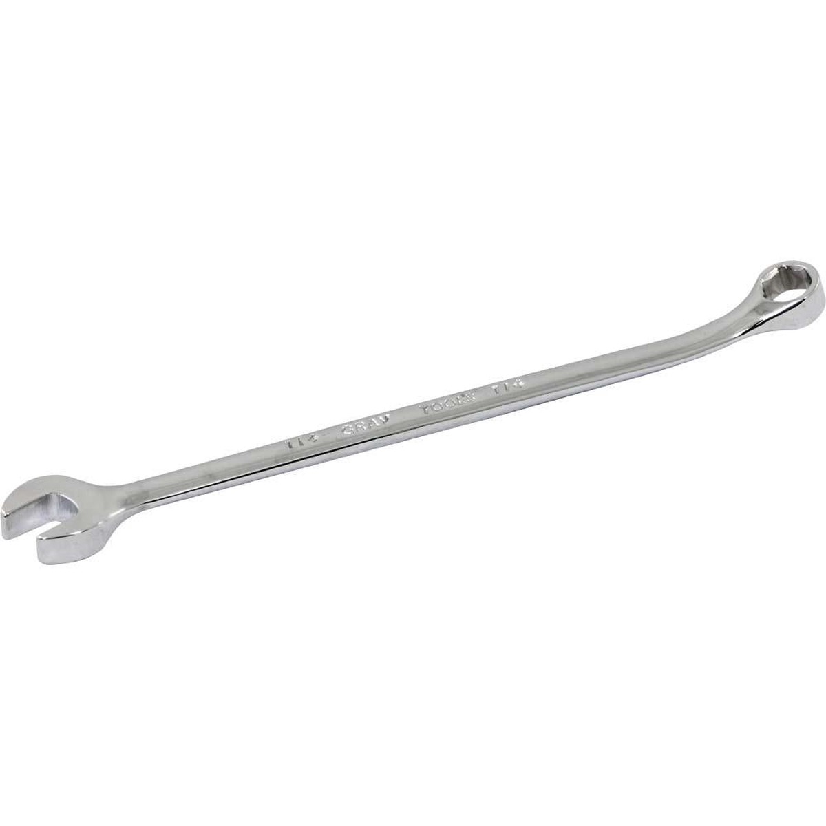 6 Point SAE Combination Wrenches - 15 Offset - Mirror Chrome Finish