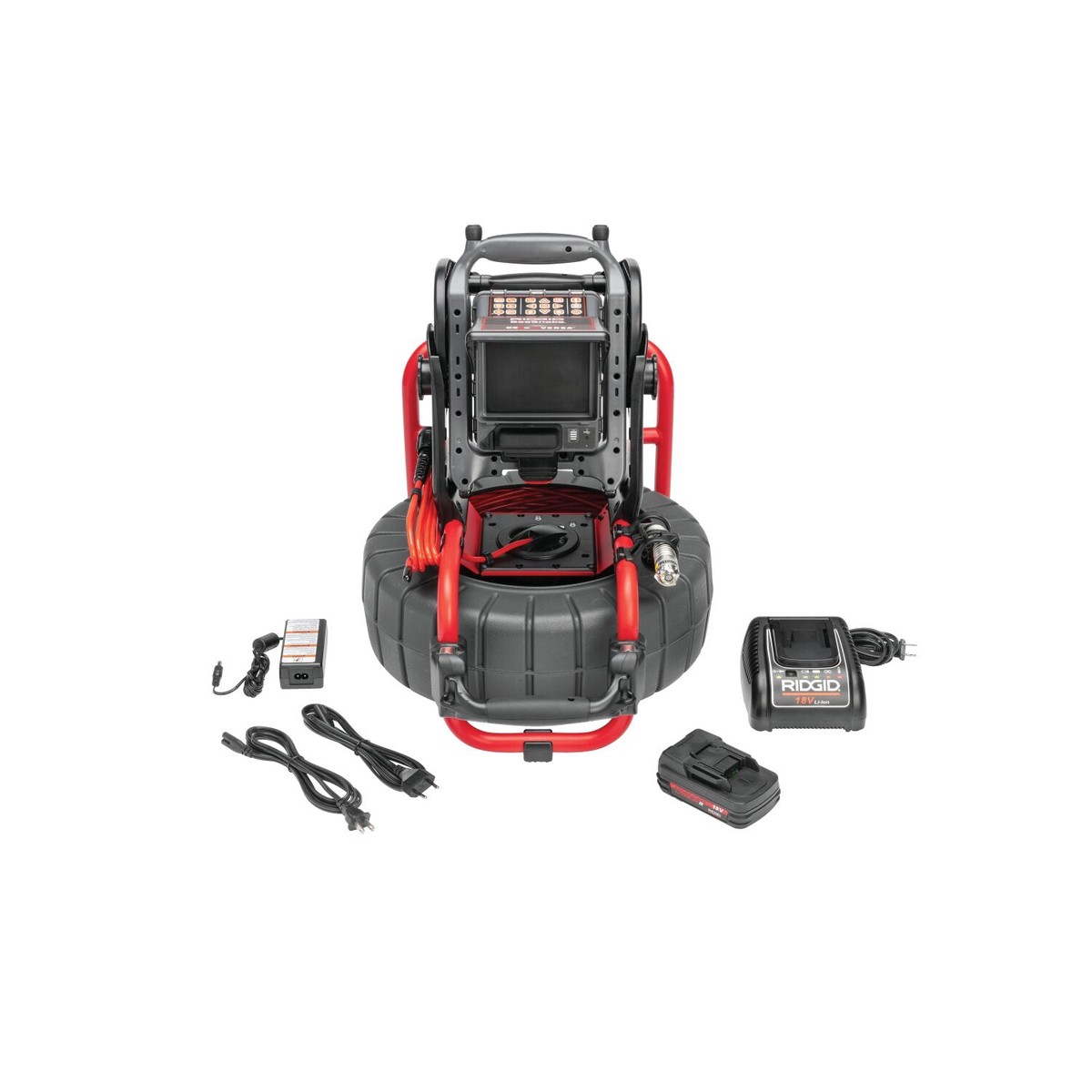 Ridgid 65103 SeeSnake Compact2 System includes CS6x VERSA Digital Recording Monitor 18V Battery and Charger