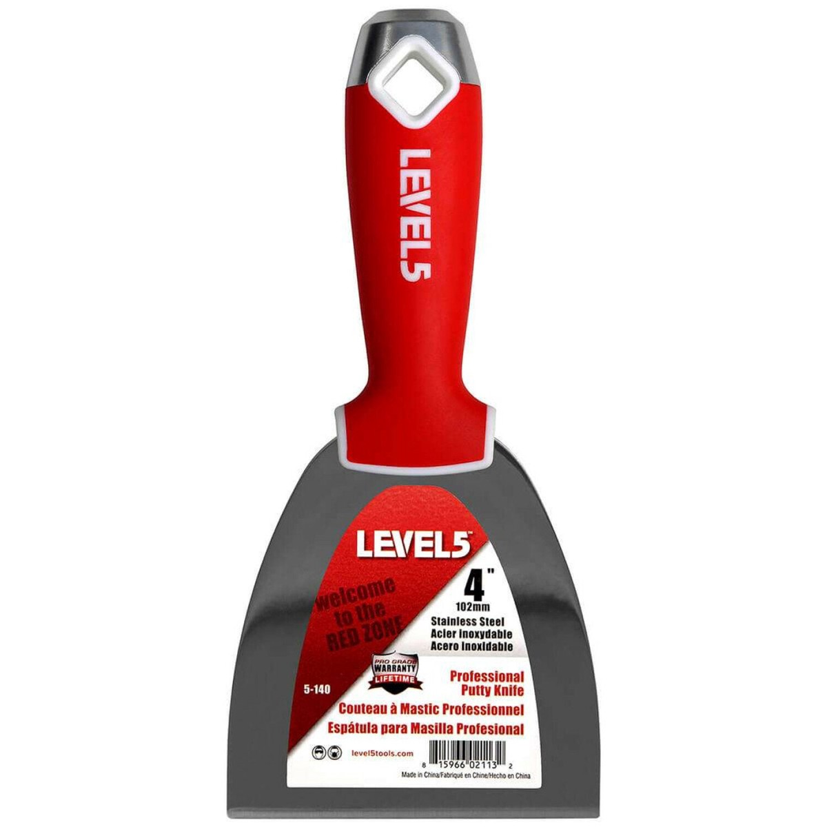 Level5 5-140 4 Stainless Steel Joint Knife w Soft Grip Handle