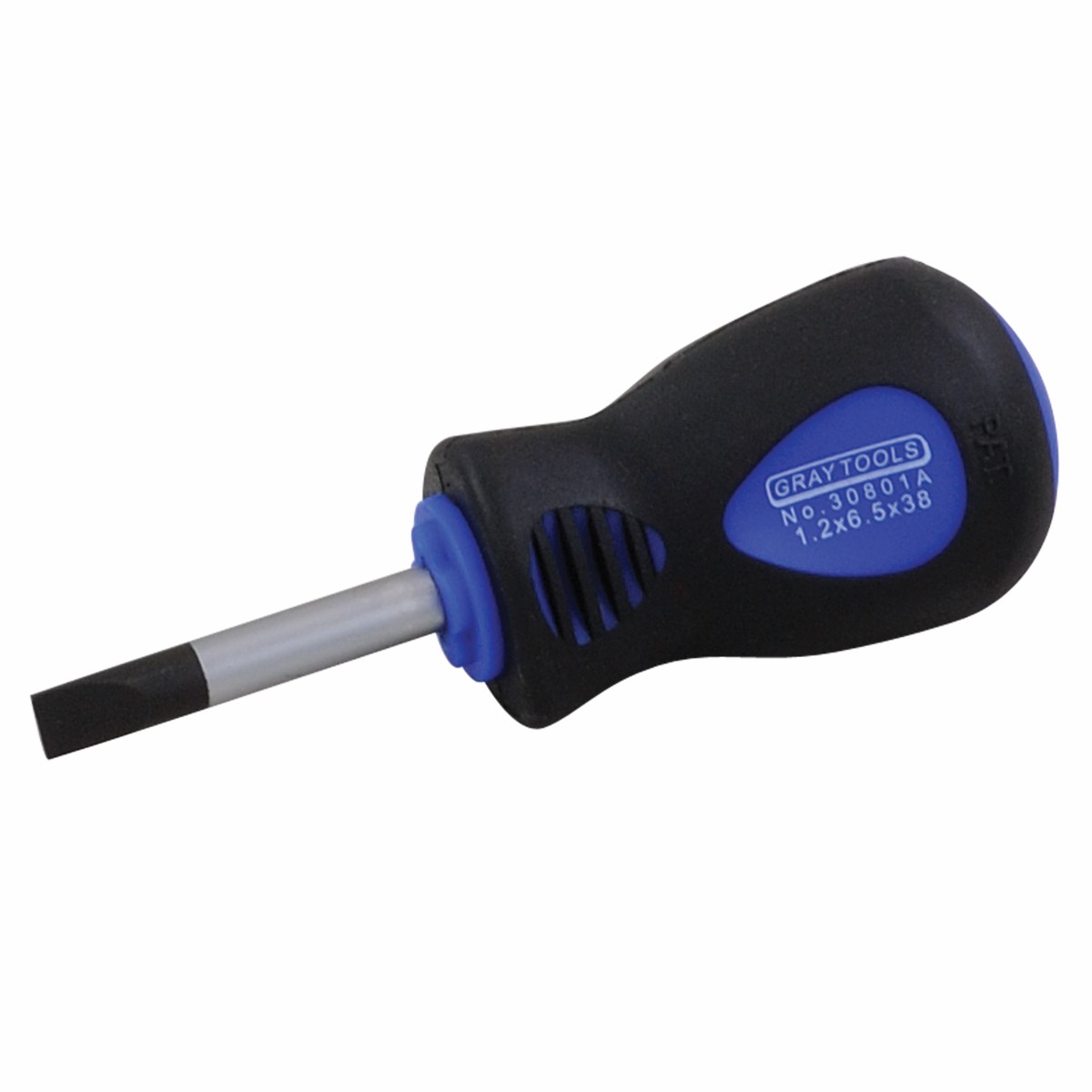 Slotted Stubby Comfort Grip Heavy Duty Screwdriver