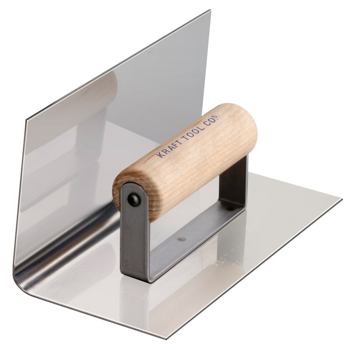 Kraft Tool CF177 8 x 4 12R Inside Step Tool with Batter with Wood Handle